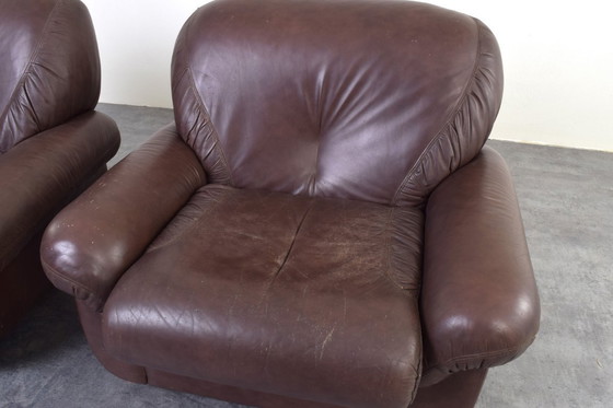 Image 1 of Mid-Century Italian Lounge Chairs, 1970s, Set of 2.