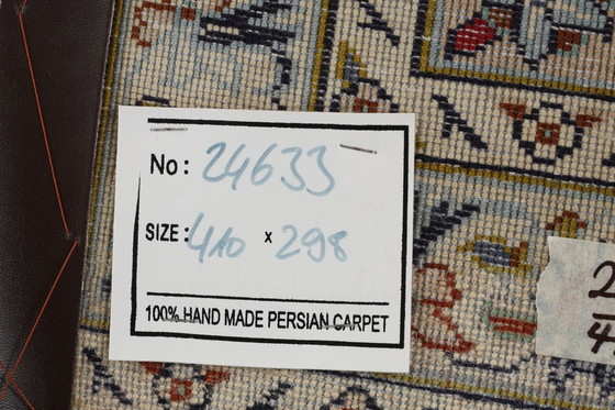 Image 1 of Tappeto persiano Kashan 4,10 x 2,98 Tappeto orientale pregiato n. 24633