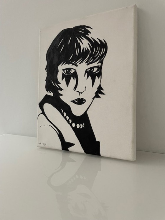 New Wave - Pintura Loek Vugs – Pinturas y dibujos, Lienzo (photo 4 of 10)