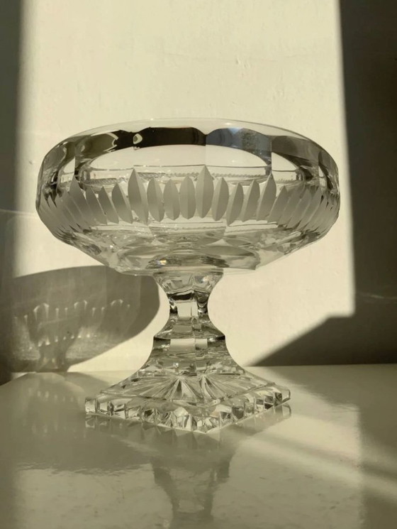 Image 1 of Rare Set of 3 Bohemian Crystal Objects – Historicism Period (ca. 1880-1890)