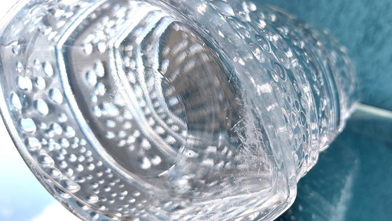 Image 1 of Structured Glass Vase by Willem Heesen for Leerdam Glass Factory, 1960's