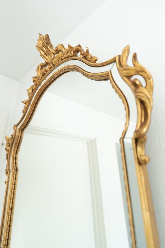 Image 1 of Specchio barocco antico – Foglia d'oro su legno