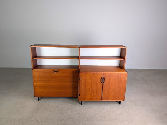 Image 1 of Estantería original de mediados de siglo Pastoe Cees Braakman hecha a medida