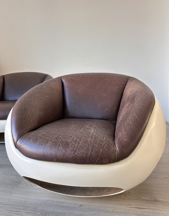 Image 1 of 2x Mario Sabot Pod design fauteuils