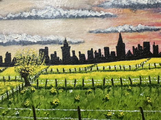 Image 1 of Edward Frederik Verhas (1929 - 2019) - The Last Summer (2012) - Oil on XL Canvas