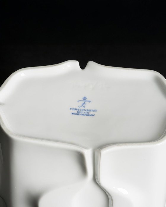 Image 1 of Fürstenberg & Rosenthal Porcelain Vase Duo Klaus Henning & Jan Van Der Vaart B&W
