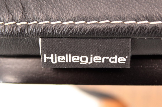 Image 1 of Casi como nuevo! Hjellegjerde / Fjörds Sillón Escandinavo Funcional / Sillón Relax con Cuero, Cromo y Roble