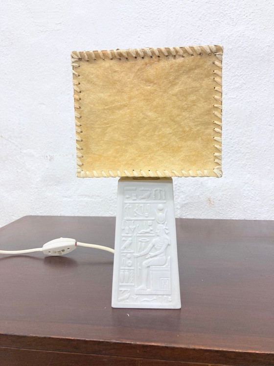 Image 1 of Kleine Mid Century Tischlampe von Hutschenreuther Design Hans Achtziger