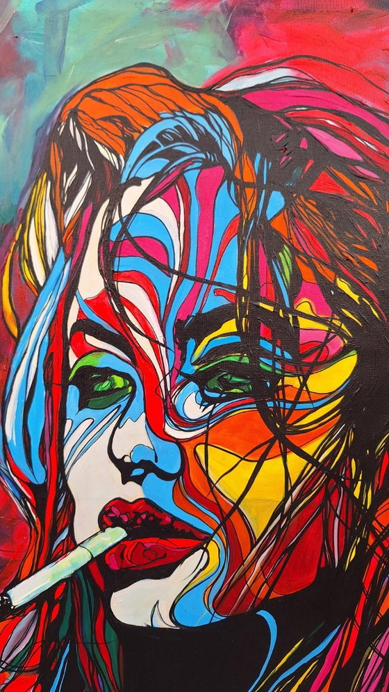 Rachel Perez Troncoso - Colores - Toile D'Artiste – Peintures et dessins, Canvas (photo 7 of 12)