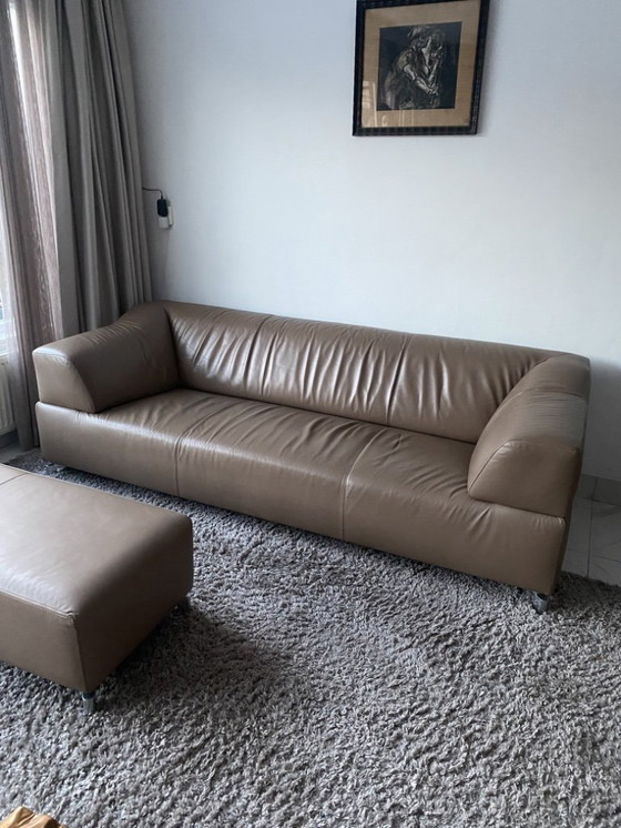 Image 1 of Leolux Sofa + Pouf