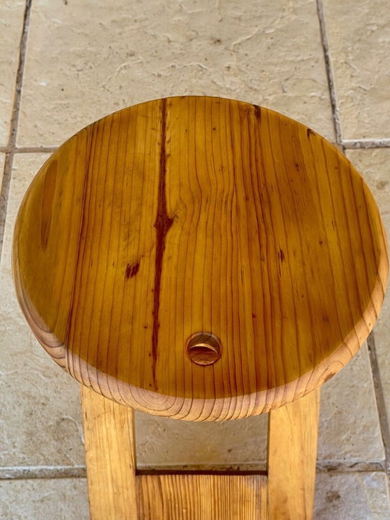 Image 1 of Mid-Century, TS Folding Stool, by Roger Tallon for Sentou, 1970s