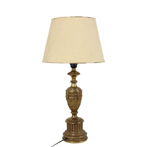 Grande lampe de table en laiton, style Empire français classique, 59 cm – Brass (photo 10 of 18)