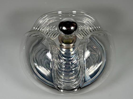Image 1 of Lampada da parete o da soffitto "Wave" degli anni '60/'70 di Koch & Lowy per Peill & Putzler