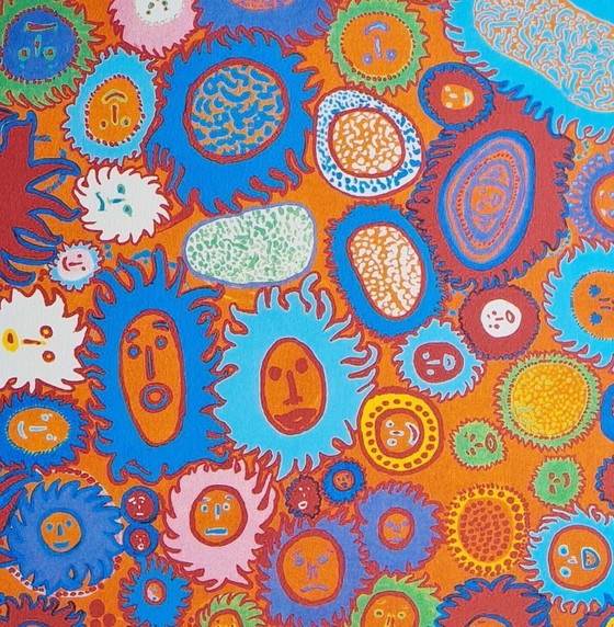 Image 1 of D'après Yayoi Kusama, Amoeba, lithographie, années 1990