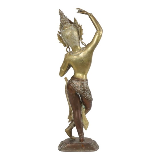 Grande statua di Mayadevi in ​​ottone, Madre di Buddha, 52 cm – Sculture, Brass (photo 4 of 14)
