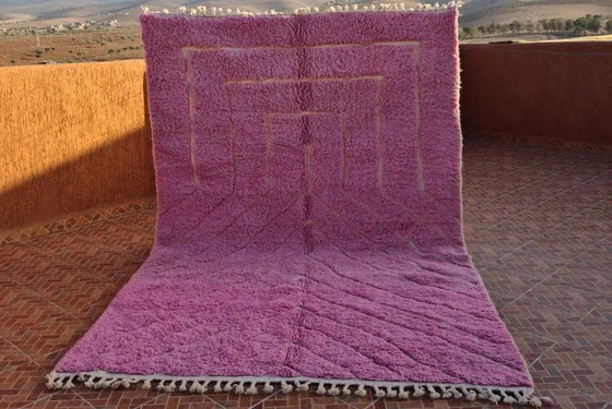 Prachtig roze wollen vloerkleed 200/250 cm – Vloerkleden en tapijten, Wool (photo 5 of 6)
