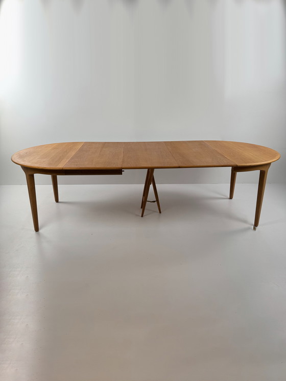 Image 1 of Henning Kjaernulf for Sorø Stolefabrik – Model 62 Extendable Oak Dining Table
