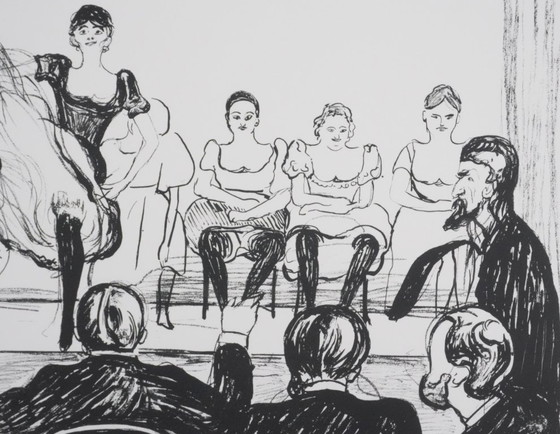 Edvard Munch : Cabaret, Lithographie Signée – Lithographies et sérigraphies, Paper (photo 4 of 10)