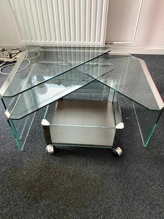 Image 1 of Set of side tables with reading tray by Pierangelo Gallotti