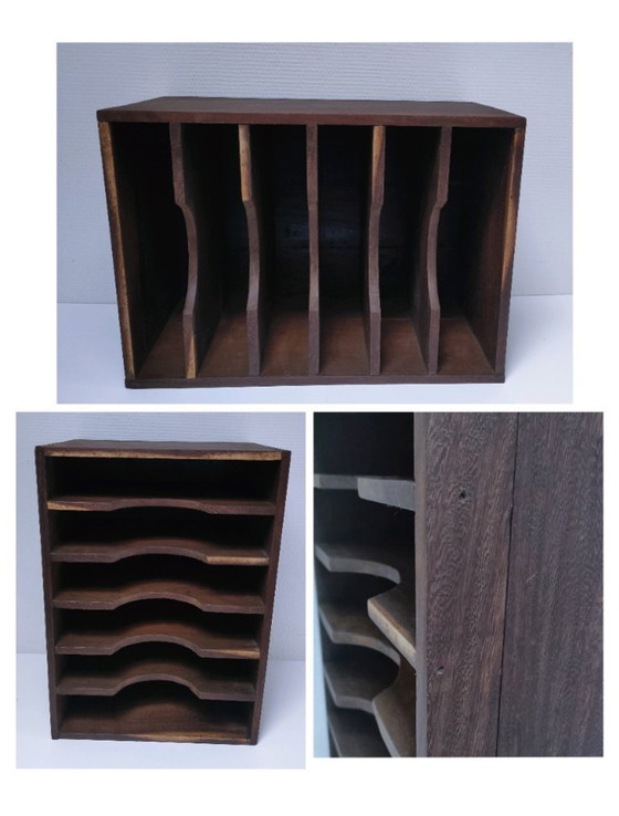 Image 1 of comodino vintage in legno patinato