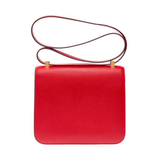 Image 1 of Bolso HERMES Constance en Cuir Rouge - 103476