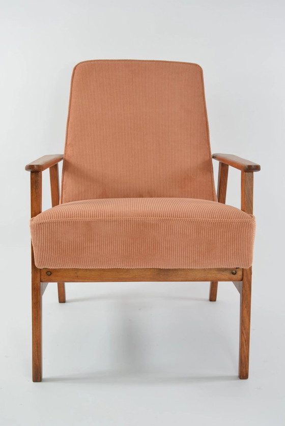Image 1 of FOX fauteuil in perzikroze corduroy