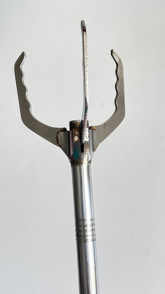 Image 1 of Pinze da zucchero lunghe in metallo cromato VINTAGE