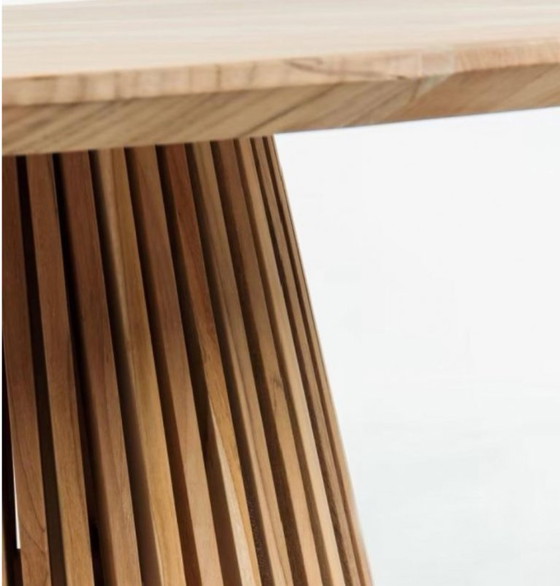 Image 1 of "Kave Home Jeanette" round table teak wood