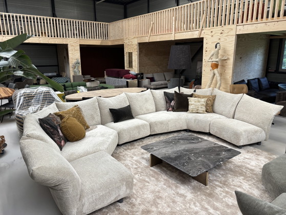 Gran configuración estándar Edra 5 módulos LP 2026 € 42.000.- – Sofás modulares, Velvet, Textile (photo 3 of 8)