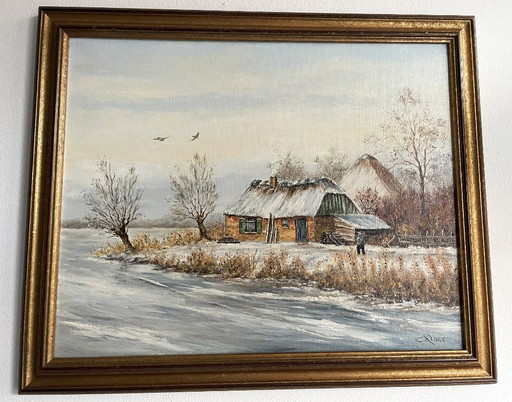 Cor Quax (1927–2008) – Winterlandschaft