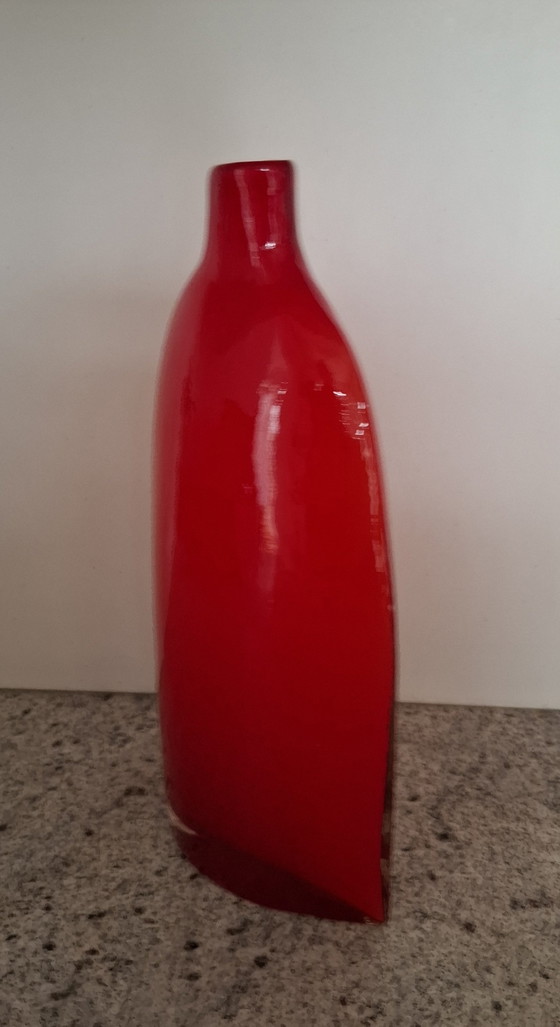 Vase de Murano rouge vif – Objets déco, Glass (photo 4 of 6)