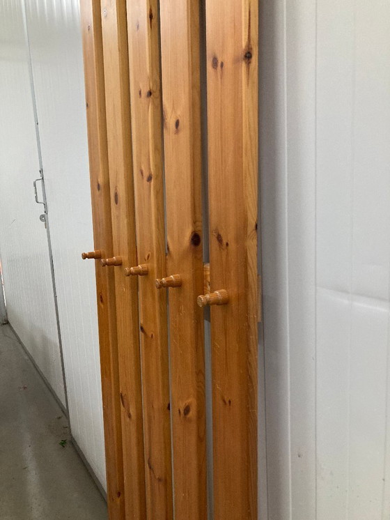 Image 1 of Large, solid pine coat rack 