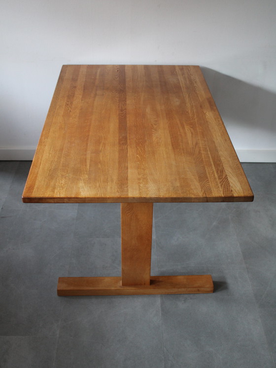 Image 1 of Table de salle à manger danoise vintage en chêne