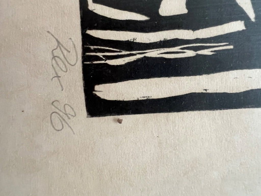 Die Weiblichkeit des sexus – lithos zeefdrukken, Glass, Paper (photo 2 of 5)