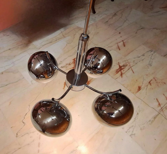 Lampe POP années 60, Luminaires, Métal, Chrome, Argenté (photo 2 sur 8)