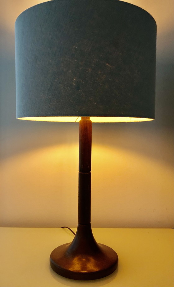 Image 1 of Deens Vintage Design Dyrlund Teakhout Tafellamp