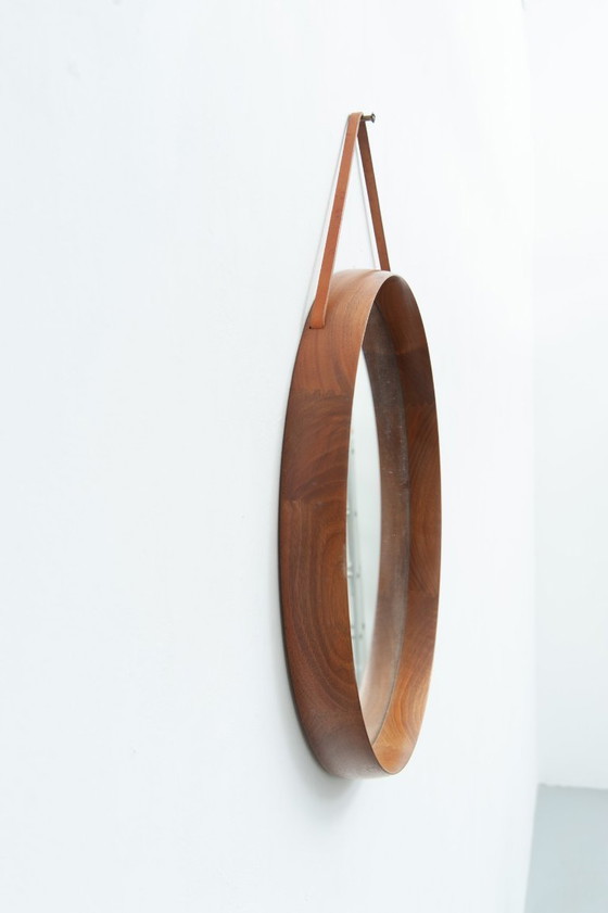 Image 1 of Miroir rond de Uno & Östen Kristiansson pour Luxus (1950s)