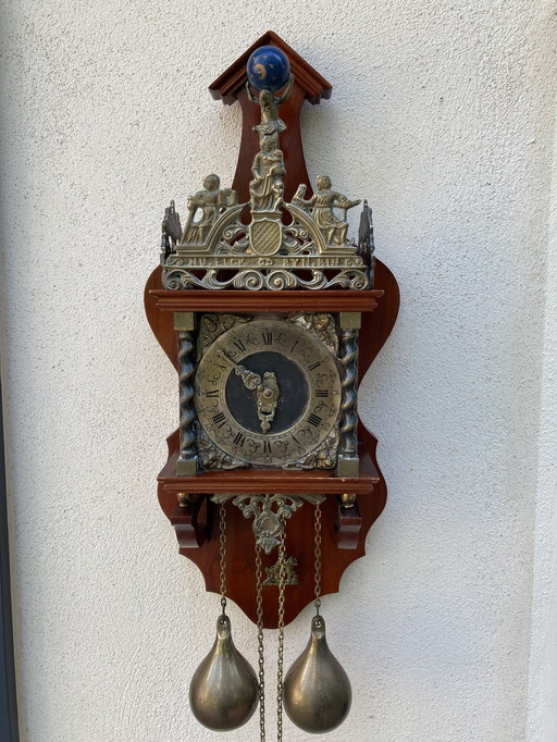 Horloge murale hollandaise vintage 60/70’S fonctionne 