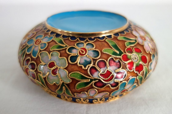 Image 1 of Cloisonné emaille gemberpot, China, jaren 60