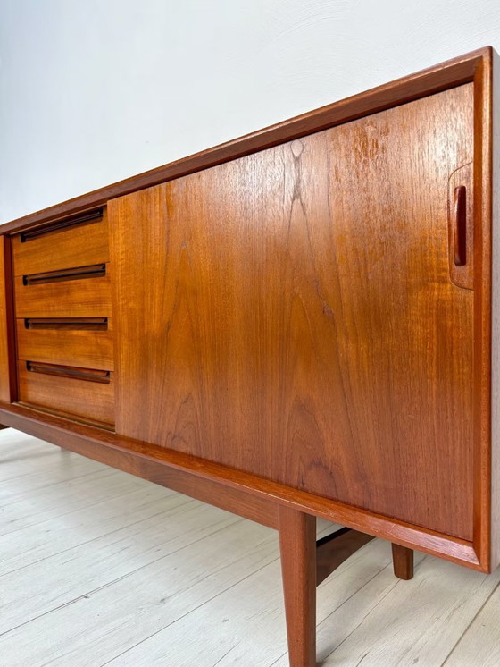 Image 1 of Vintage Minimalistic Danish Teak Sideboard 60s