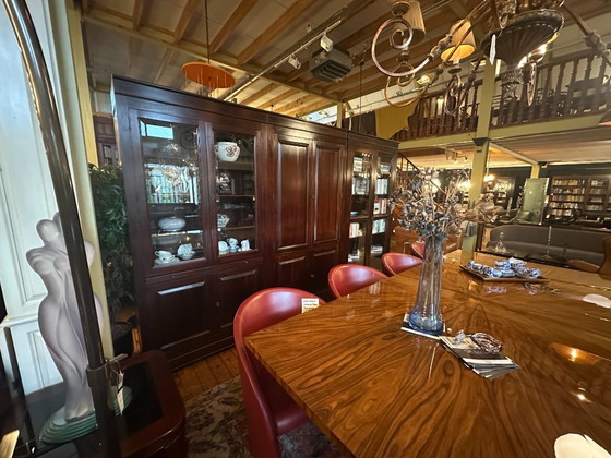 Image 1 of Exclusive Jan Frantzen 3-piece cabinet wall | Solid mahogany