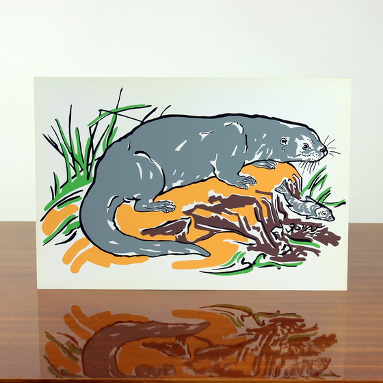 Image 1 of Vintage Czechoslovakian Pop Art Style Wall Panel (1960s)