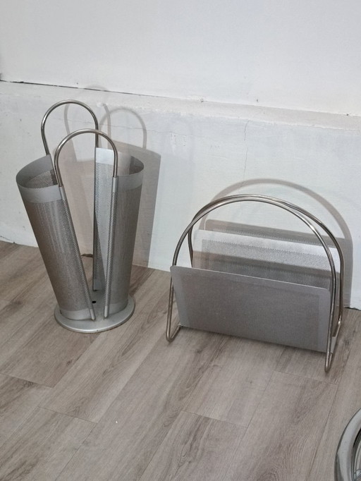 Magazine rack and umbrella stand by Marius Mascagni, 1970s