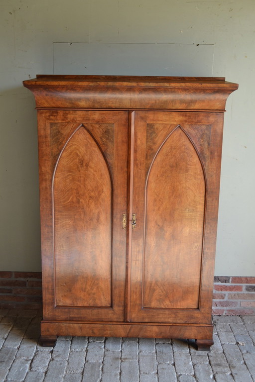 Antique Mahogany Gate Cupboard, Maid's Cupboard