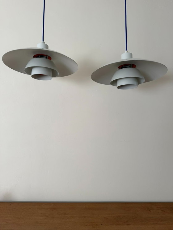 Image 1 of Set vintage di 2 lampade Louis Poulsen PH4/3 - Poul Henningsen - PH4
