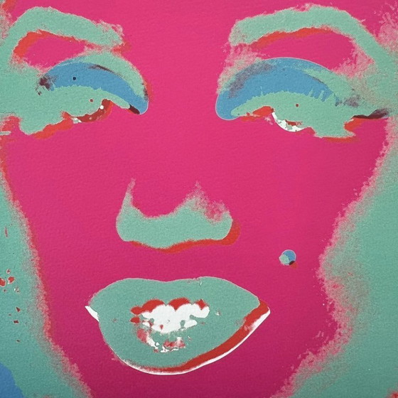 Image 1 of 1986 Carnegie Museum of Art After Andy Warhol "Marilyn Monroe" Lithograph