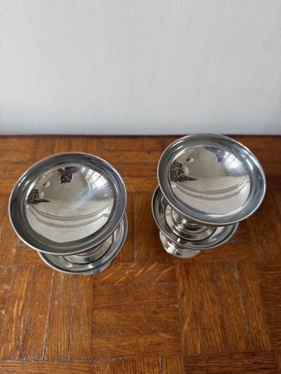 Image 1 of 4 coupes inox sur pied