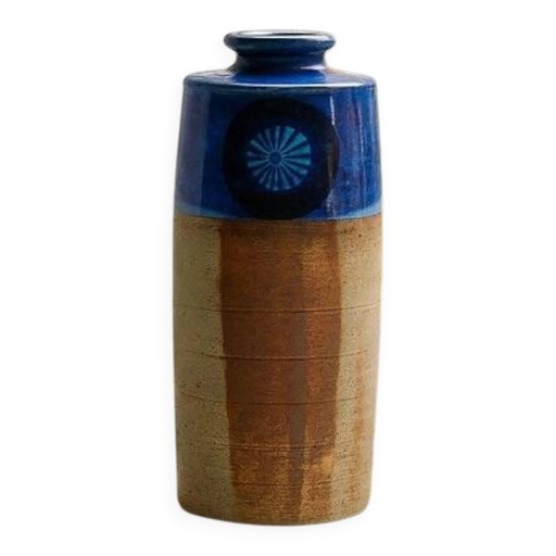 Mid-century modern studio art ceramic vase by Inger Persson for Rörstrand, 1970s