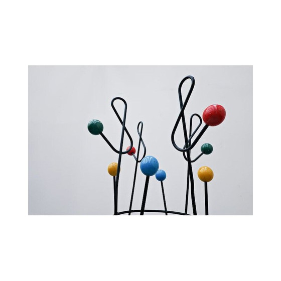 Image 1 of Vintage Coat Rack "Clef de sol" by Roger Ferraud 1950s