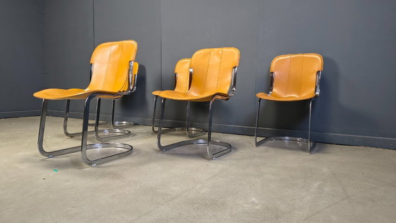 Image 1 of Vintage eetkamerstoelen van Cidue, set van 6, jaren 70